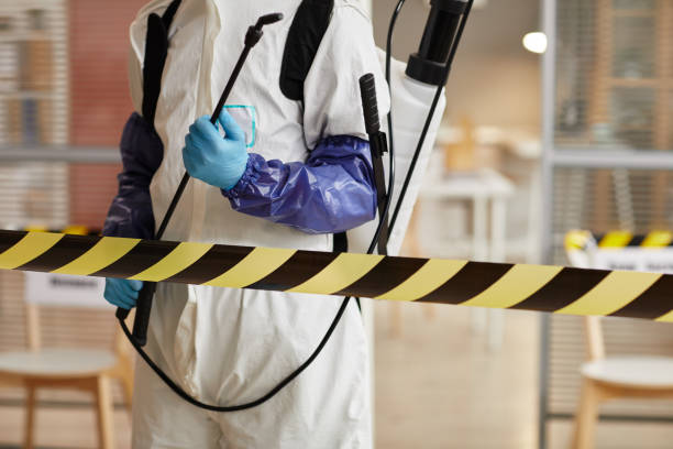 Professional Biohazard Cleanup technician working in Mount Pleasant, TN
